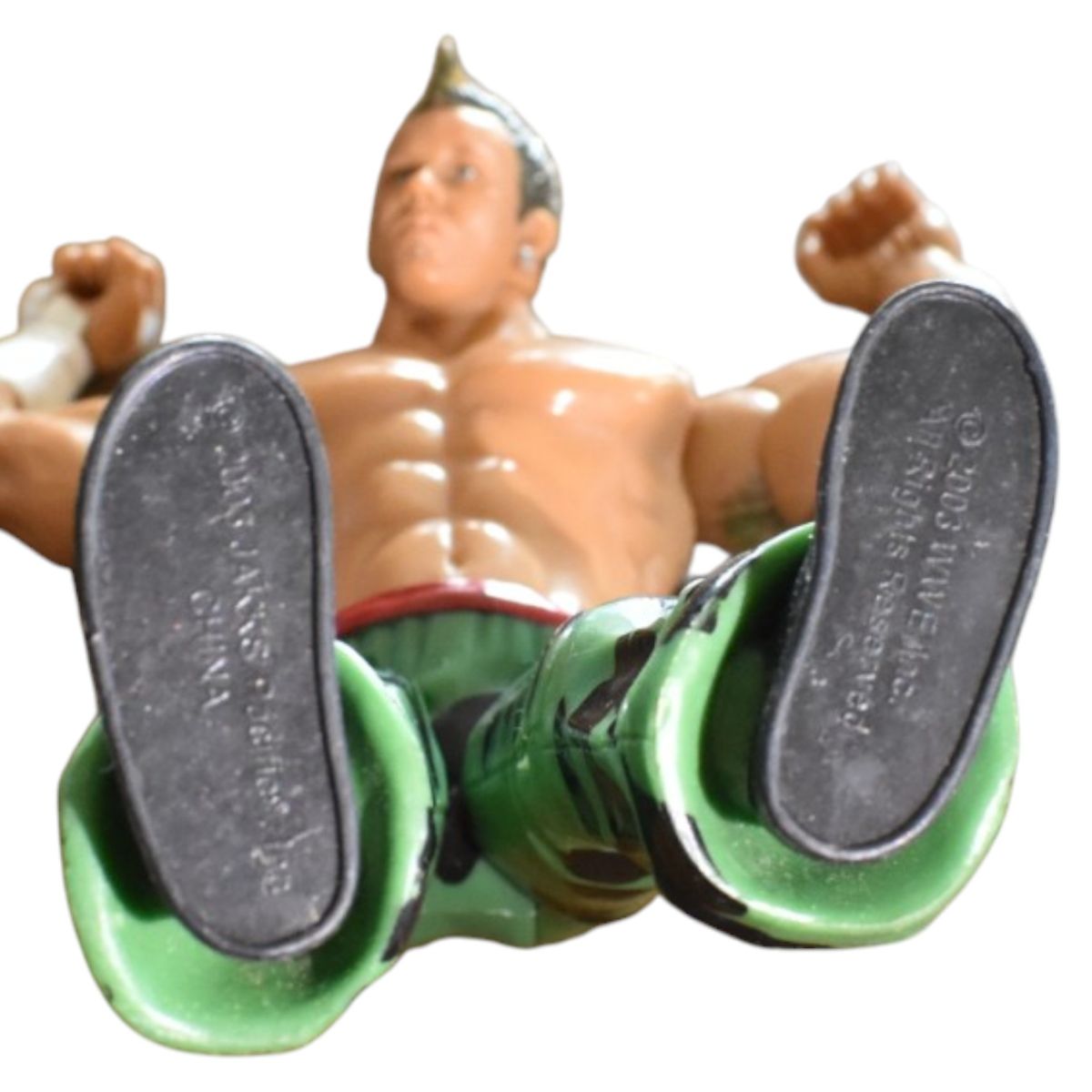 WWE Mattel Jeff Hardy Action Figure in Green Camo Pants