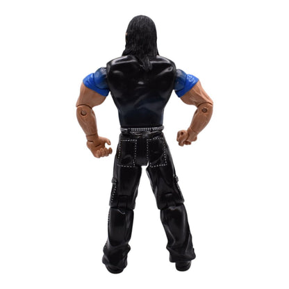 WWE Mattel AJ Styles Wrestling Action Figure in Black and Blue Shirt
