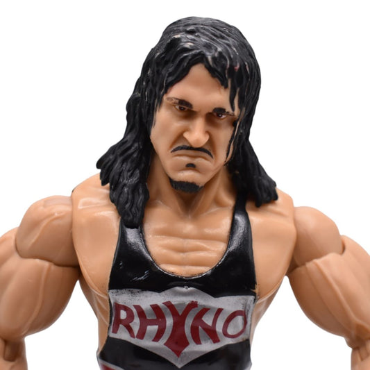WWE Mattel Rhyno Black Singlet Wrestling Action Figure