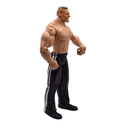 WWE Mattel Brock Lesnar Action Figure in Black Track Pants, Loose