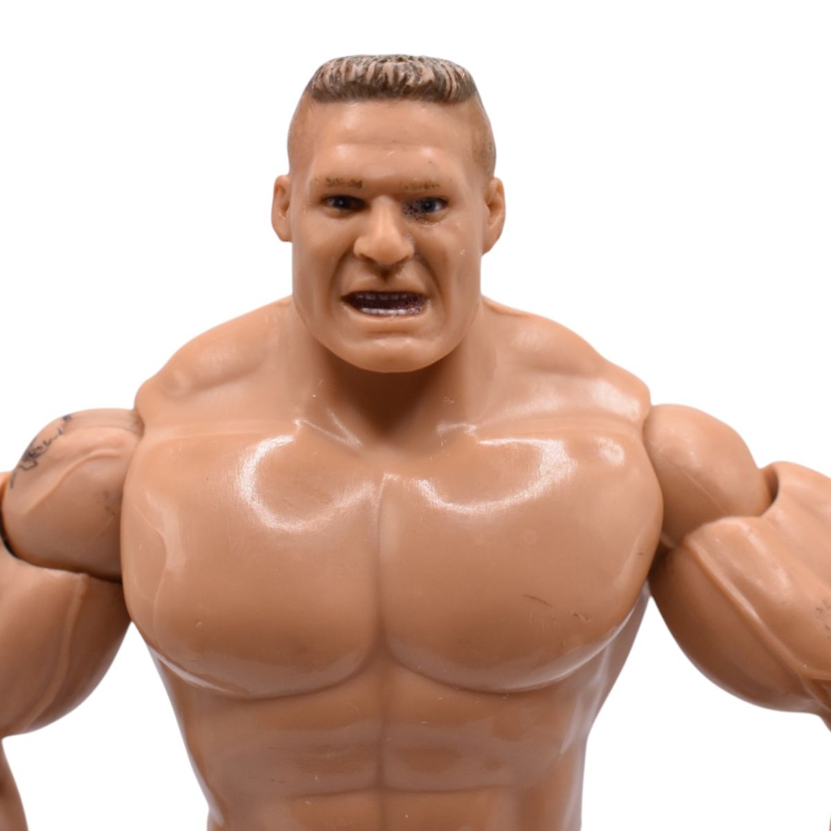 WWE Mattel Brock Lesnar Action Figure in Black Track Pants, Loose
