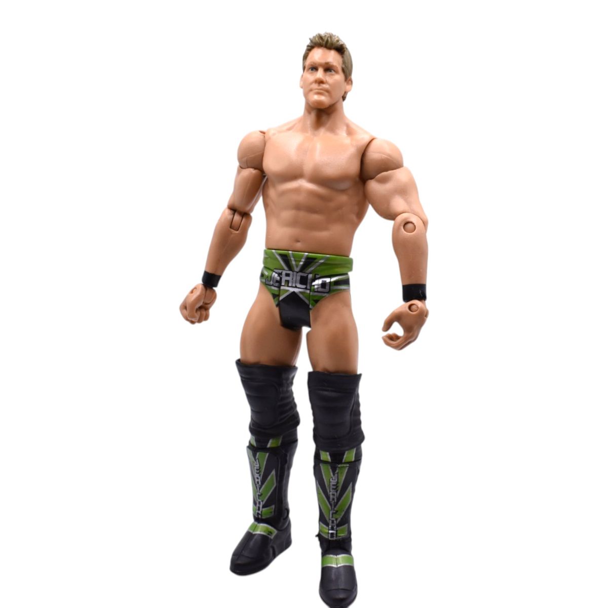 WWE Mattel Chris Jericho Green and Black Trunks Wrestling Action Figure