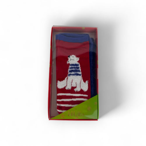 Footsie Christmas Socks Gift Set  - Polar Bear (2 Pack)