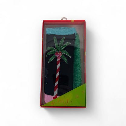 Footsie Christmas Socks Gift Set  - Tropical (2 Pack)