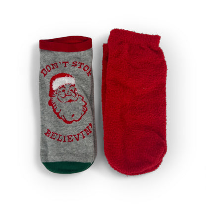 Footsie Christmas Socks Gift Set  - Don't Stop Believin' (2 Pack)