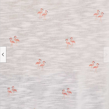 IZOD Ladies Casual Loose Shirt Printed Flamingo Tee