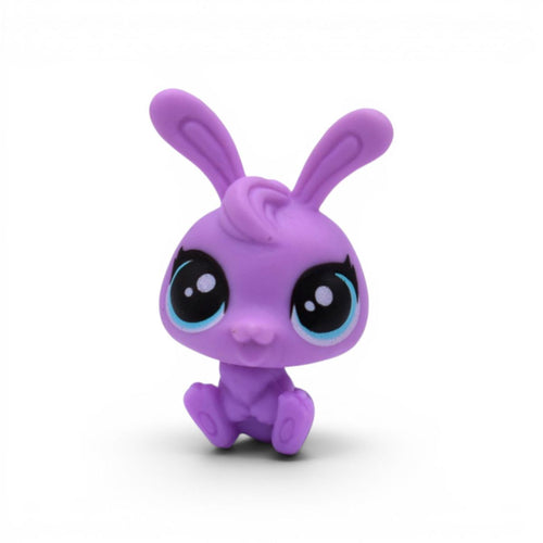 Littlest Pet Shop -  Purple Bunny Micro Figure