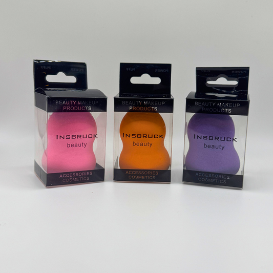 3-Pack Colorful Makeup Sponges