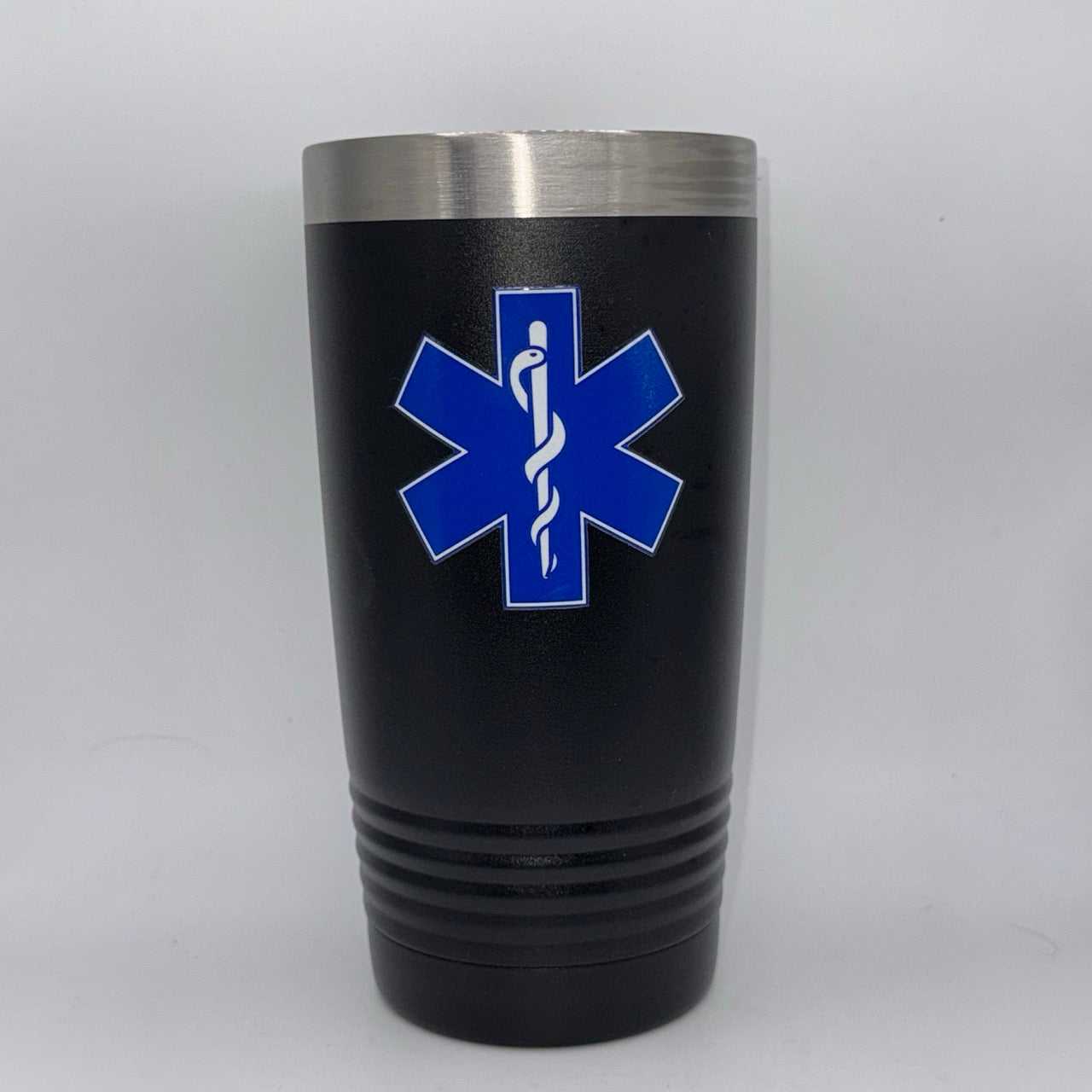 Star of Life Symbol – 20 oz Black Tumbler