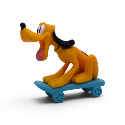 Mickey Mouse Clubhouse -  Pluto on Skateboard Micro Figure