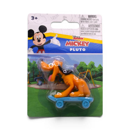Mickey Mouse Clubhouse -  Pluto on Skateboard Micro Figure