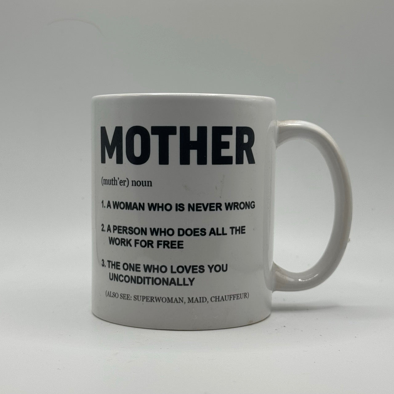 Definition of Mother – White Ceramic Coffee Mug (11oz)