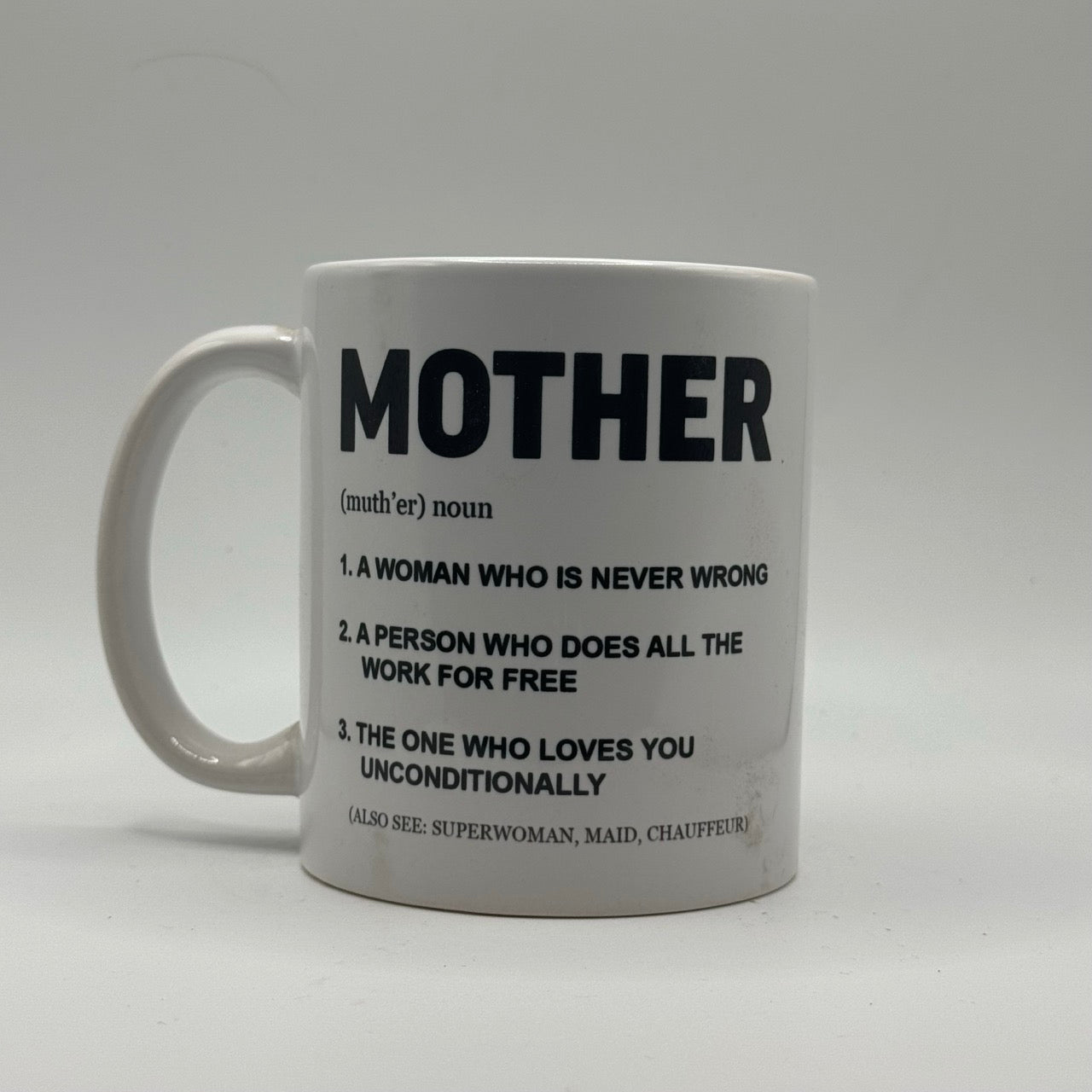 Definition of Mother – White Ceramic Coffee Mug (11oz)