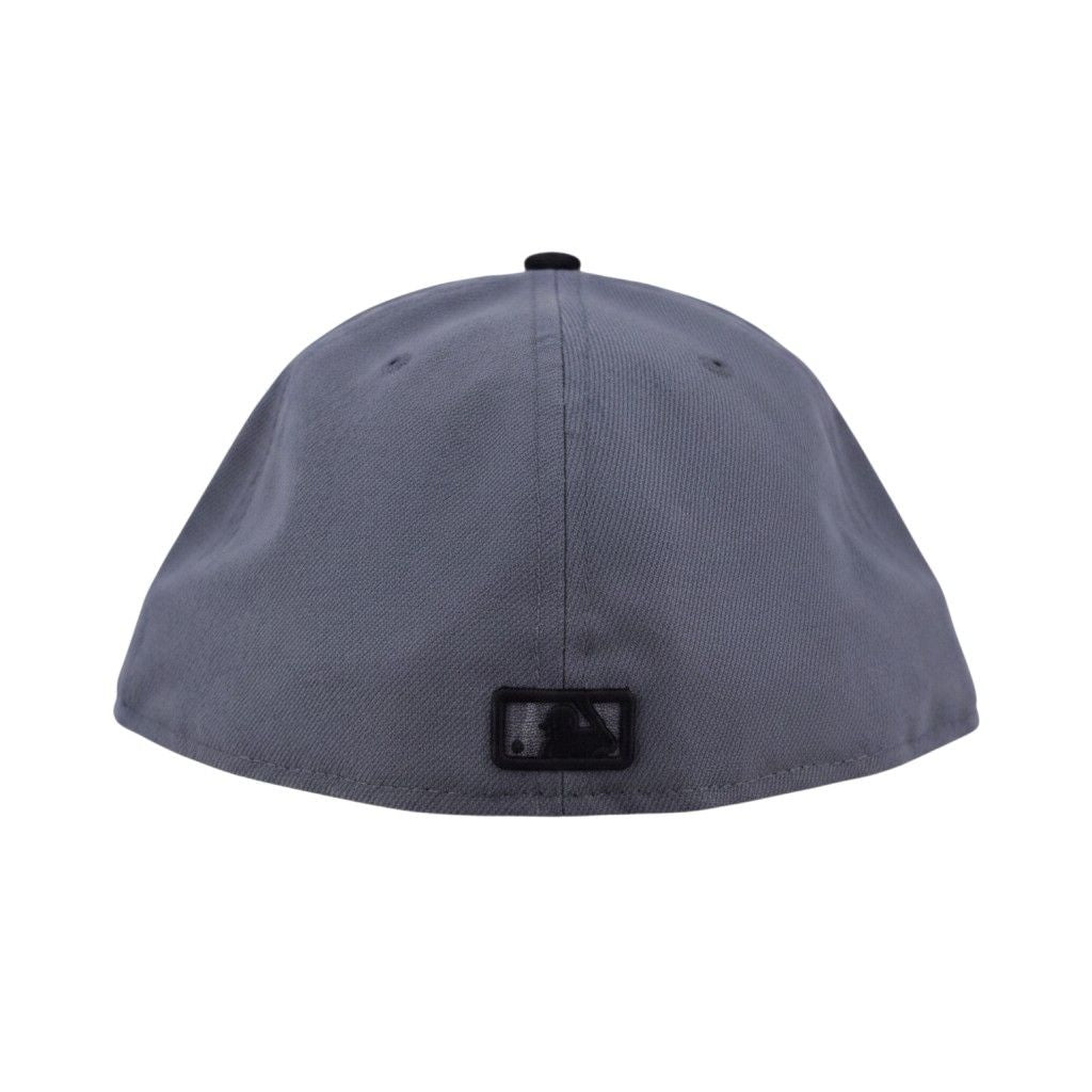 New Era New York Yankees Gray and Black Fitted Cap, Size 8