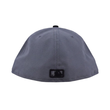 New Era New York Yankees Gray and Black Fitted Cap, Size 8