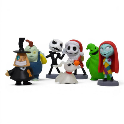 The Nightmare Before Christmas Mini Figures Set, 7 Pieces