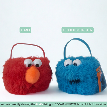 Elmo Small Plush Basket - Small