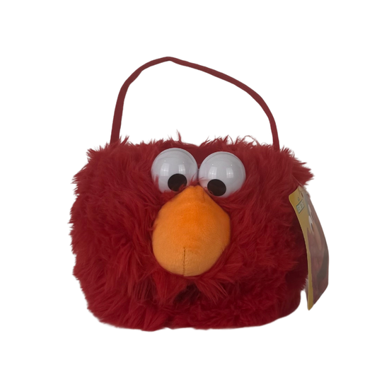 Elmo Small Plush Basket - Small