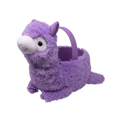 Llama Plush Basket