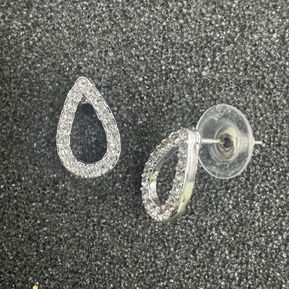 Crystal Teardrop Earrings – Rose Gold, Gold, or Silver
