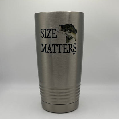 Size Matters – 20 oz Stainless Steel Tumbler