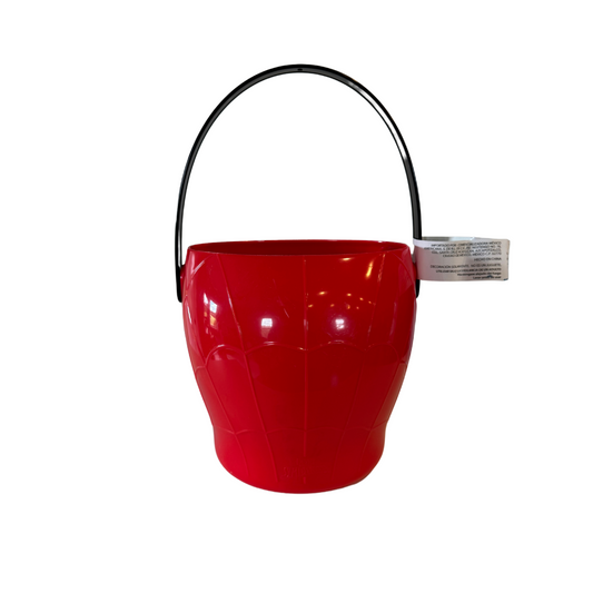 Marvel Spider-Man Figural Bucket – Red Plastic Character Pail