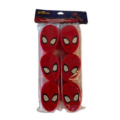 Marvel Spider-Man Treat Containers – 6-Pack of Mini Favor Boxes