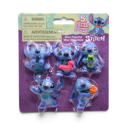Disney Lilo & Stitch Mini Figures Set, 5 Pieces