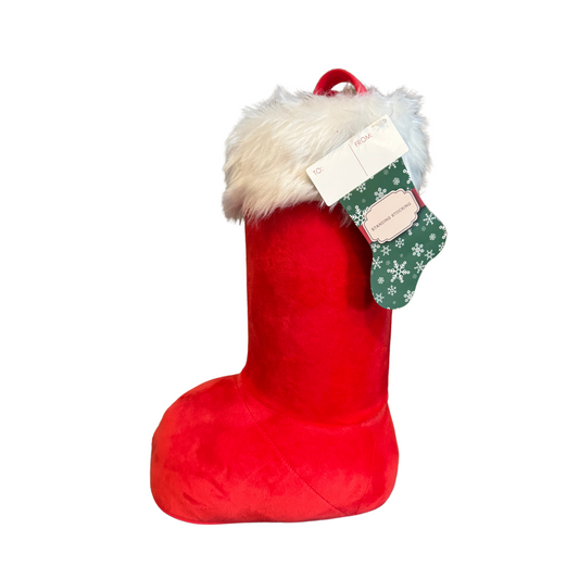 Christmas Stocking Plush Basket
