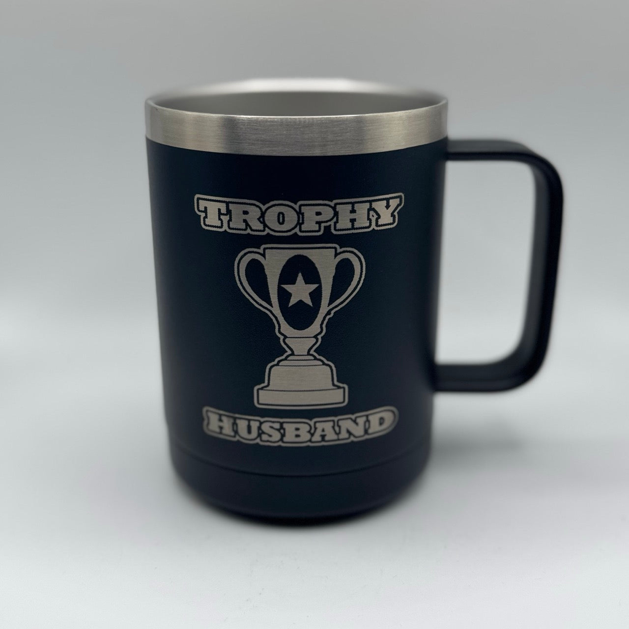 Trophy Husband – 15 oz Black Polar Camel Coffee Mug