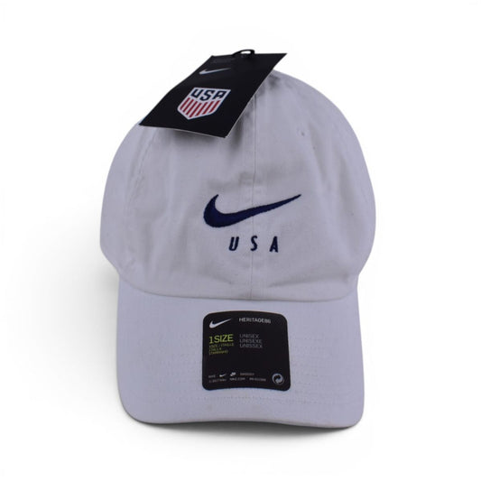 Nike USA Swoosh White Adjustable Hat