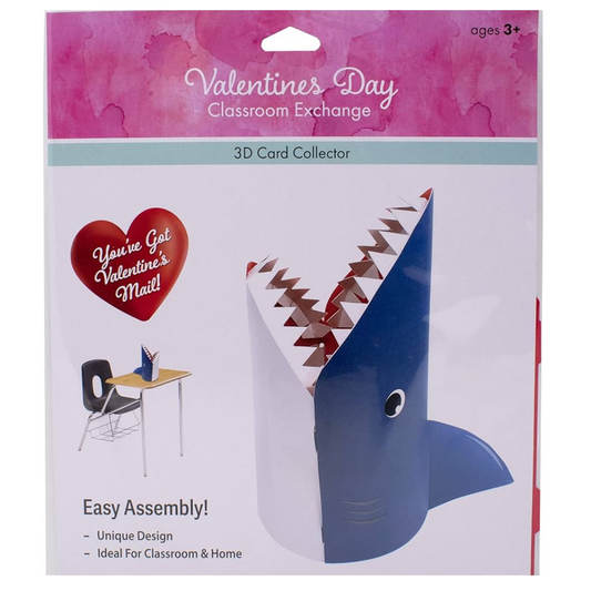 Shark 3D Valentine’s Day Card Collector