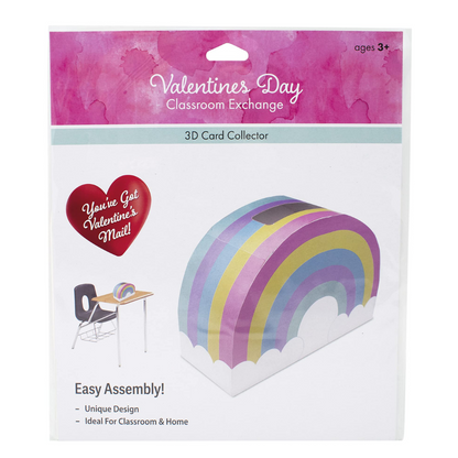 Rainbow 3D Valentine’s Day Card Collector