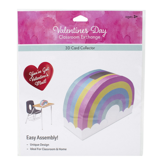 Rainbow 3D Valentine’s Day Card Collector
