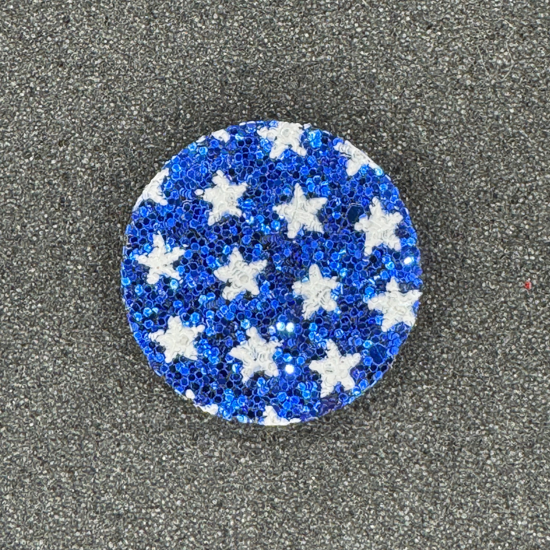 Round Glitter Pop-Out Phone Kickstand
