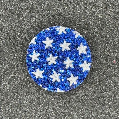 Round Glitter Pop-Out Phone Kickstand