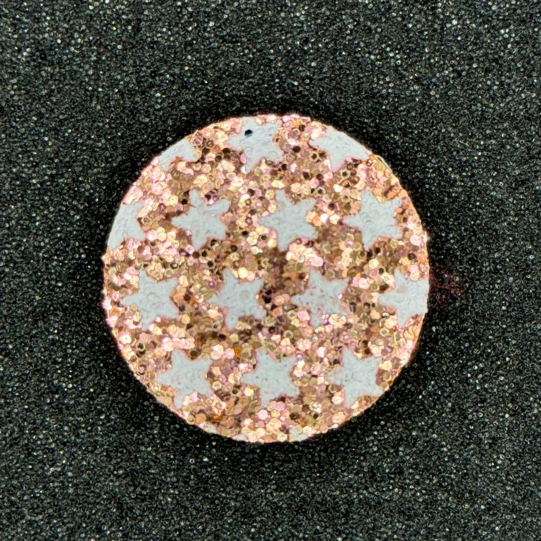 Round Glitter Pop-Out Phone Kickstand