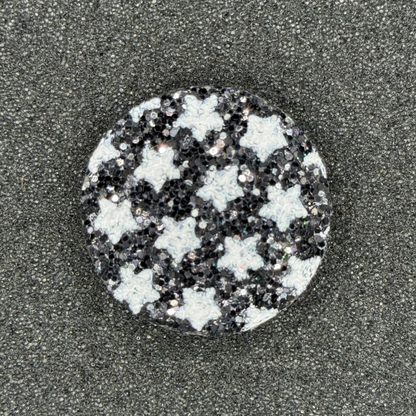 Round Glitter Pop-Out Phone Kickstand