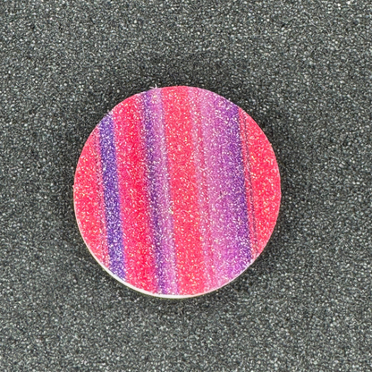 Round Glitter Pop-Out Phone Kickstand