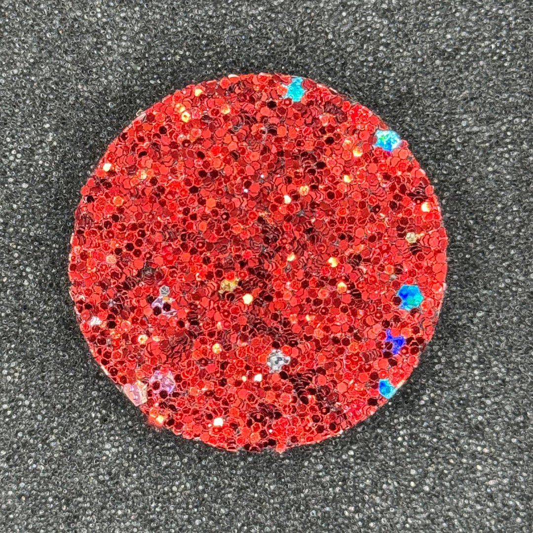 Round Glitter Pop-Out Phone Kickstand