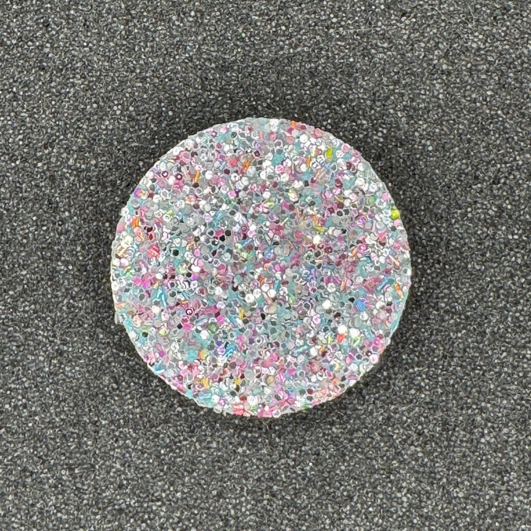 Round Glitter Pop-Out Phone Kickstand
