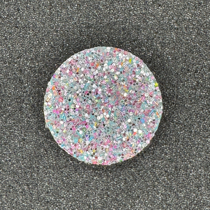 Round Glitter Pop-Out Phone Kickstand