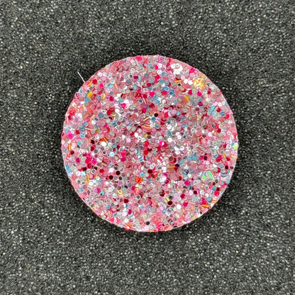 Round Glitter Pop-Out Phone Kickstand