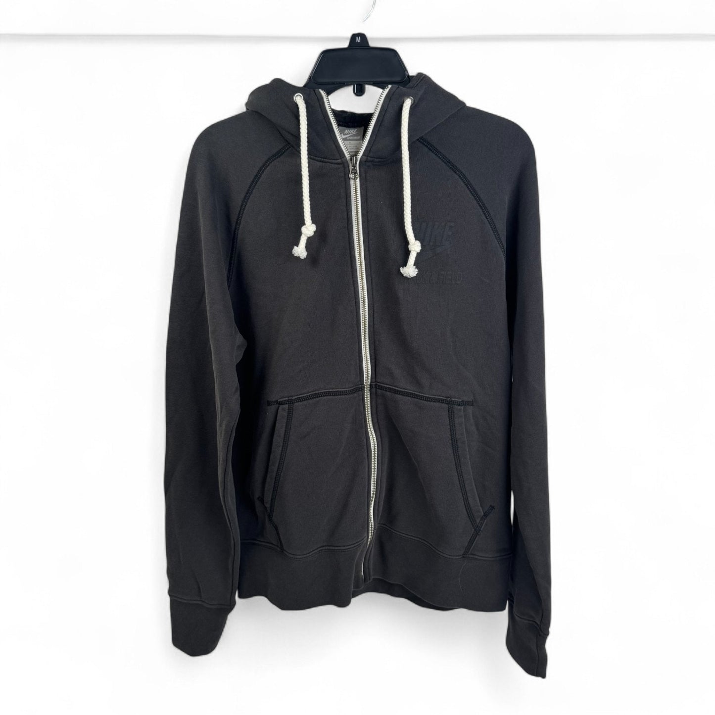 Nike Sportswear Full-Zip Hoodie – Charcoal Gray (Men’s Medium)