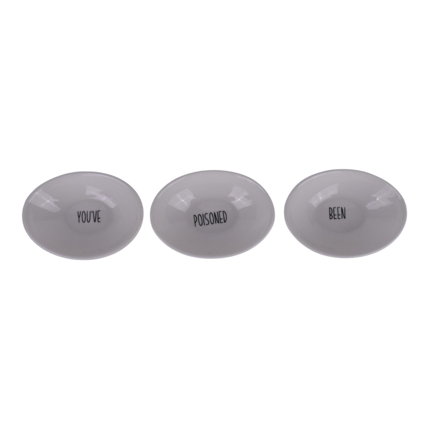 “You’ve Been Poisoned” Mini Dipping Bowl Set
