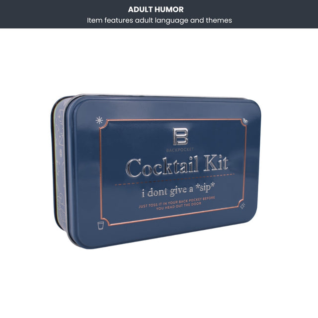 Backpocket Cocktail Kit – “I Don’t Give a Sip”