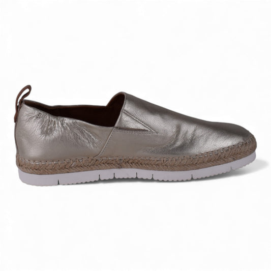 Gentle Souls by Kenneth Cole Metallic Leather Sporty Slip-On Sneakers – Women’s 7.5