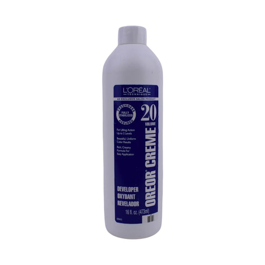 L’Oréal Oreor Creme Developer 20 Volume 16 oz (3 Pack) Salon Hair Color Oxidant