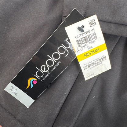 Ideology Rain Jacket – Black with Plum Lining (Women’s Medium)