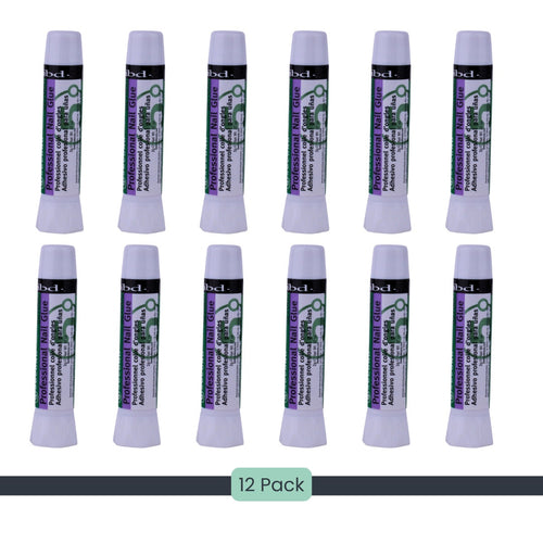 IBD 5 Second Professional Nail Glue – Full Box of 12 (2g Tubes)